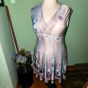 Simply Aster by Firmiana Plus Size Floral Dress